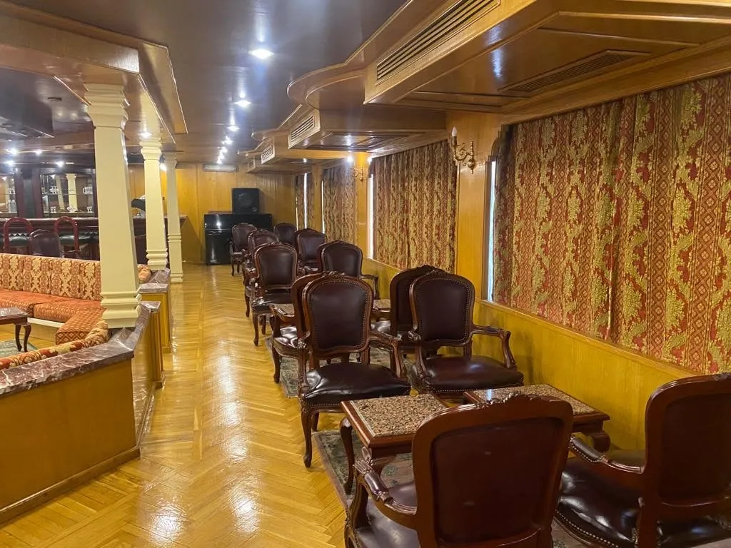 Lounge aboard the MS King Tut III Nile Cruise Nile cruise